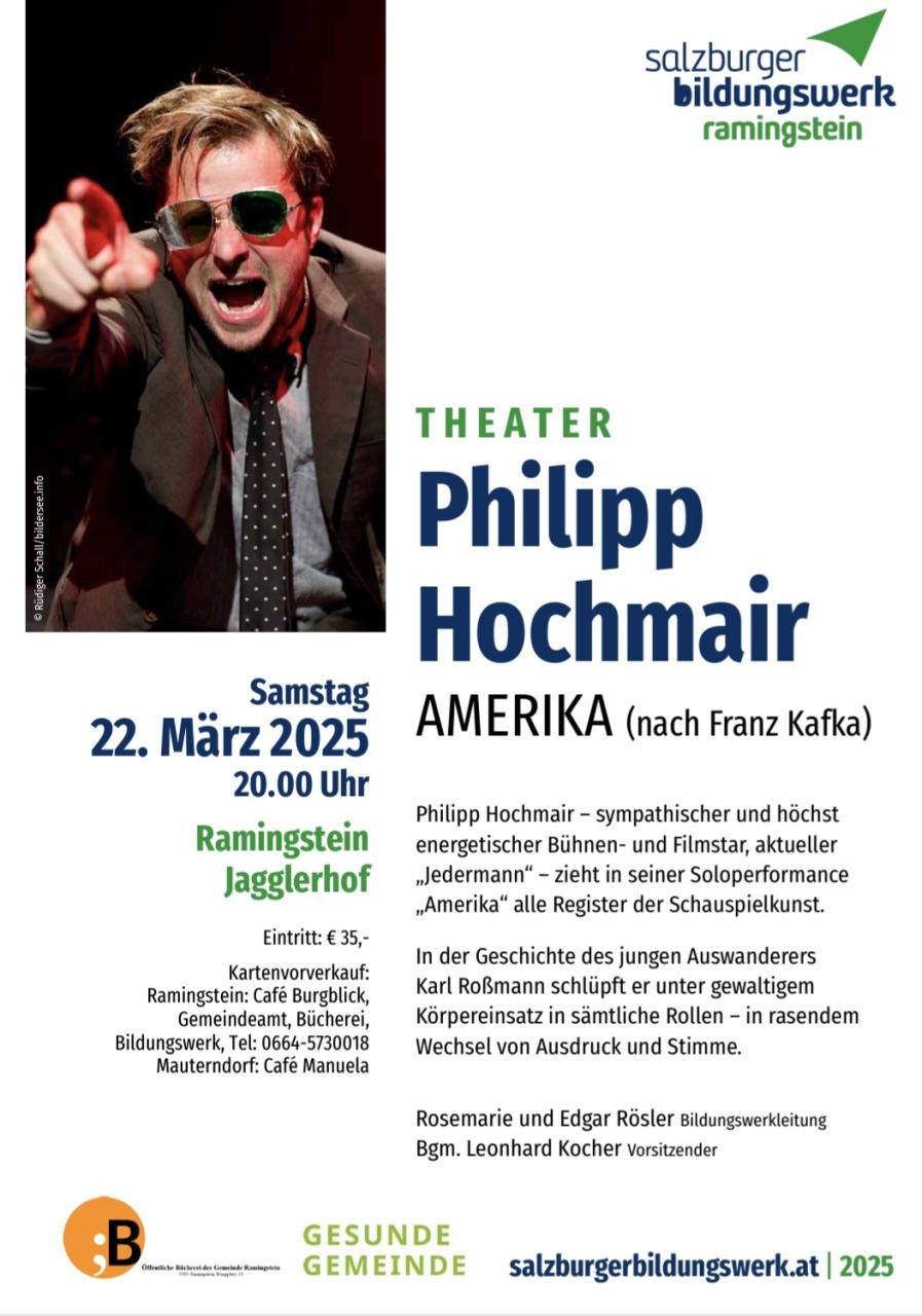 Theater mit Philipp Hochmair