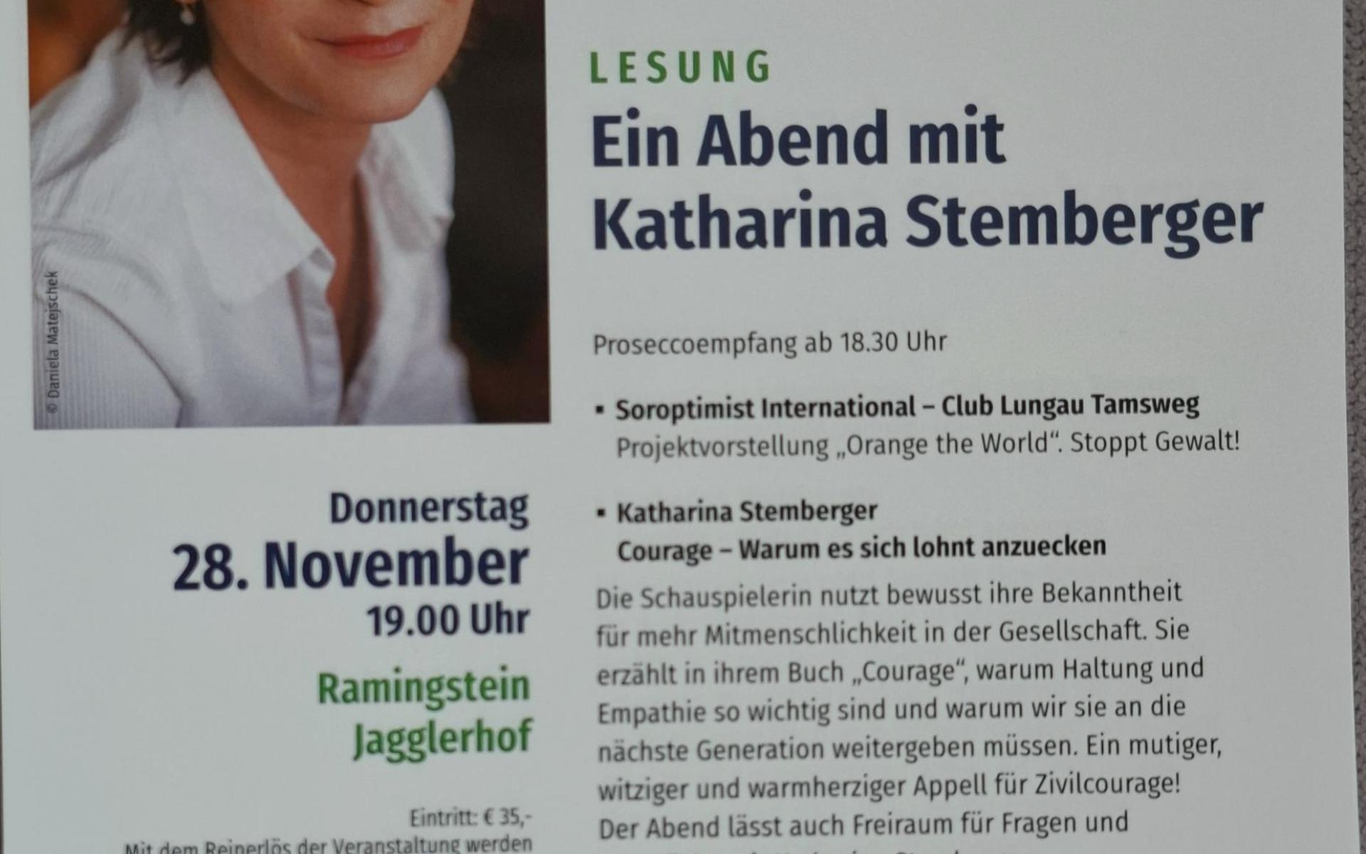 Ein Abend mit Katharina Stemberger