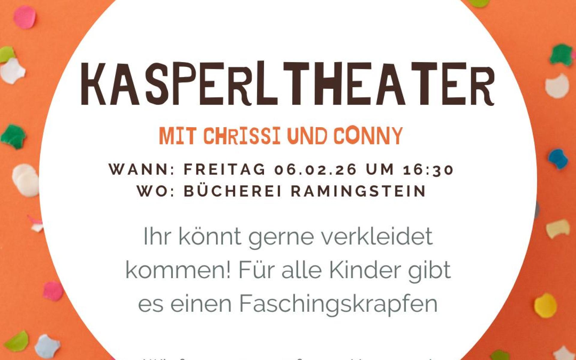 Einladung zum Kasperltheater am 26.03.2026 um 16:30